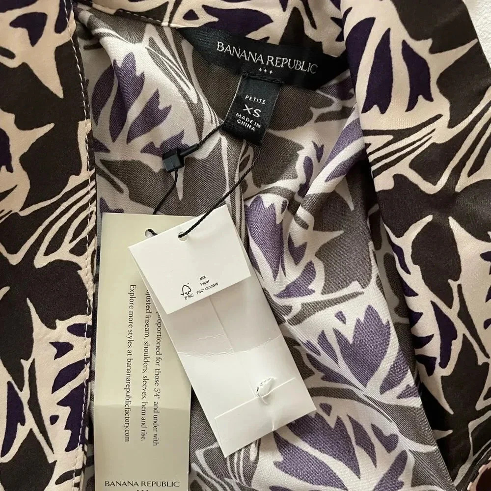 Banana Republic Silky Wrap Maxi Dress - Picture 10 of 15